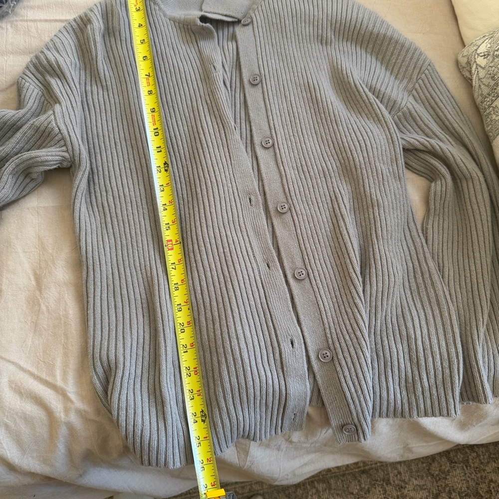 Mod Ref Button Down Ribbed Cardigan - Picture 6 of 8